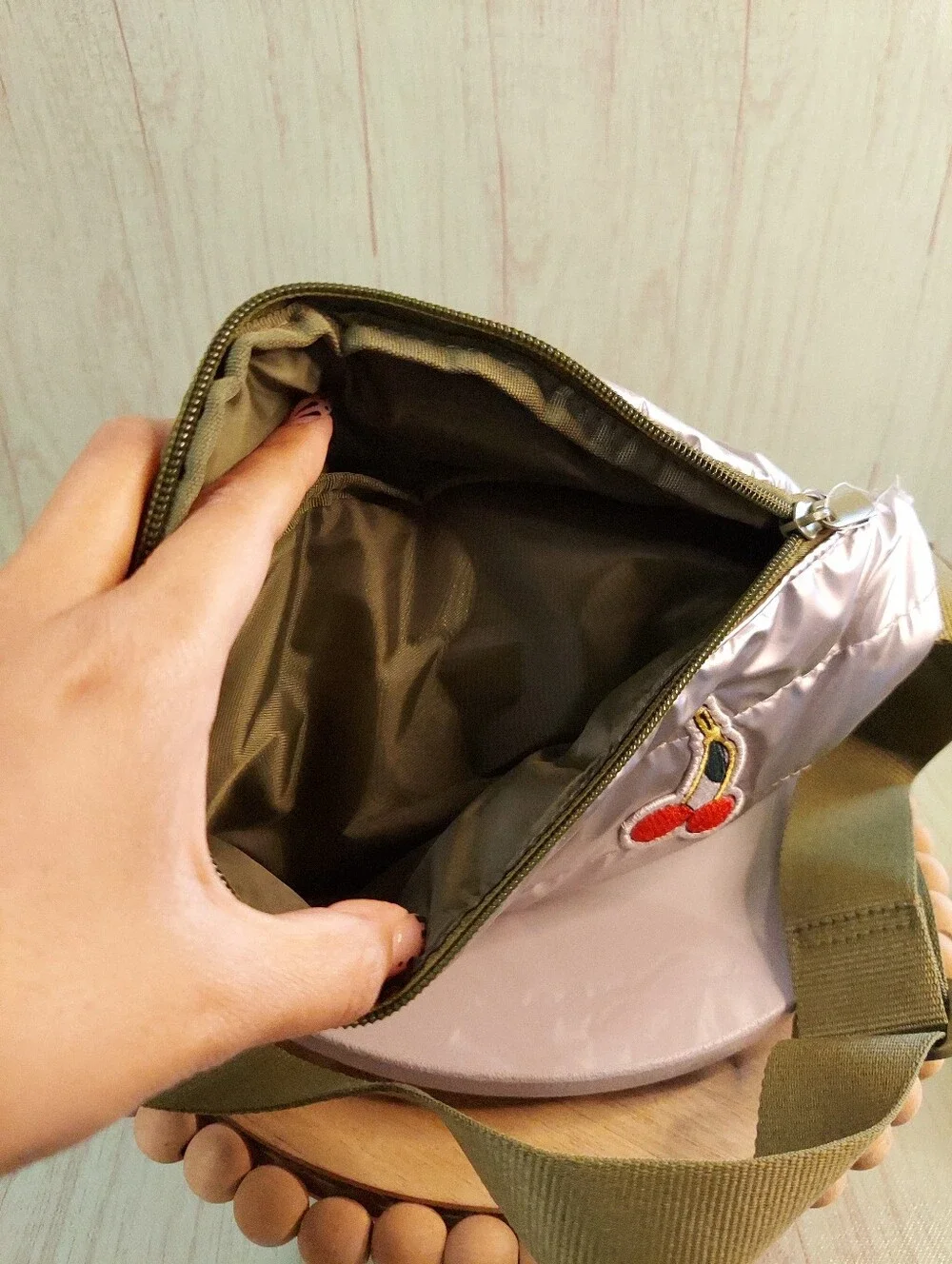 Perfect Marc Jacobs BeautySilver Metallic with Embroidered Patches Fanny Pack